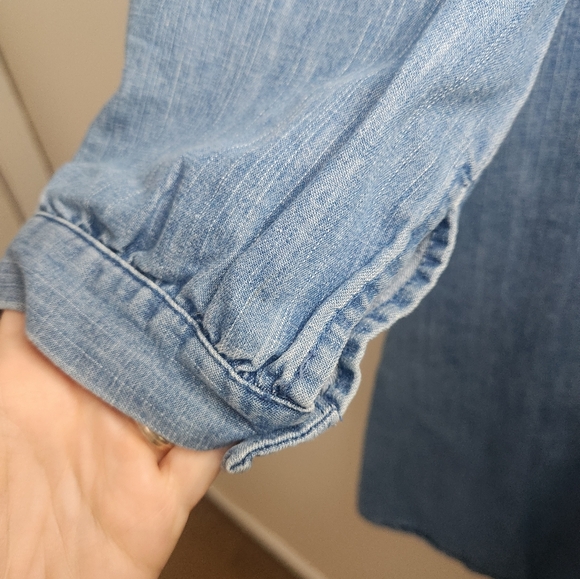 Women's Lalavon Denim Dress Sz XS - Picture 7 of 10